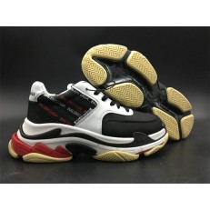 BALENCIAGA 17FW TRIPLE S BLACK WHITE RED 483560W06E11011